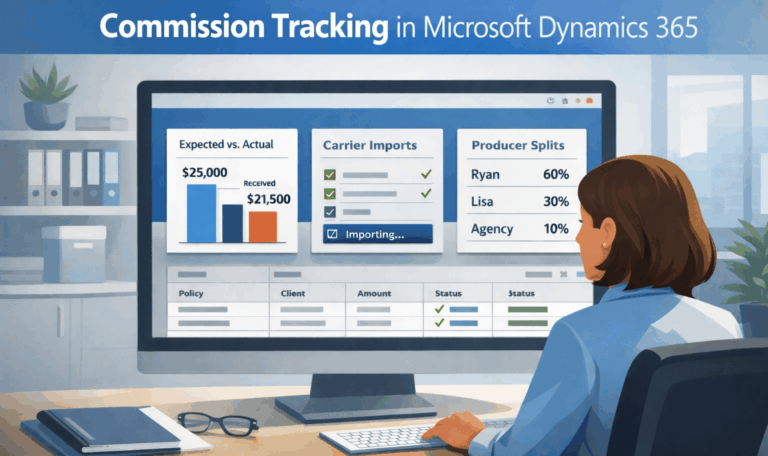 Commission tracking for benefits brokers